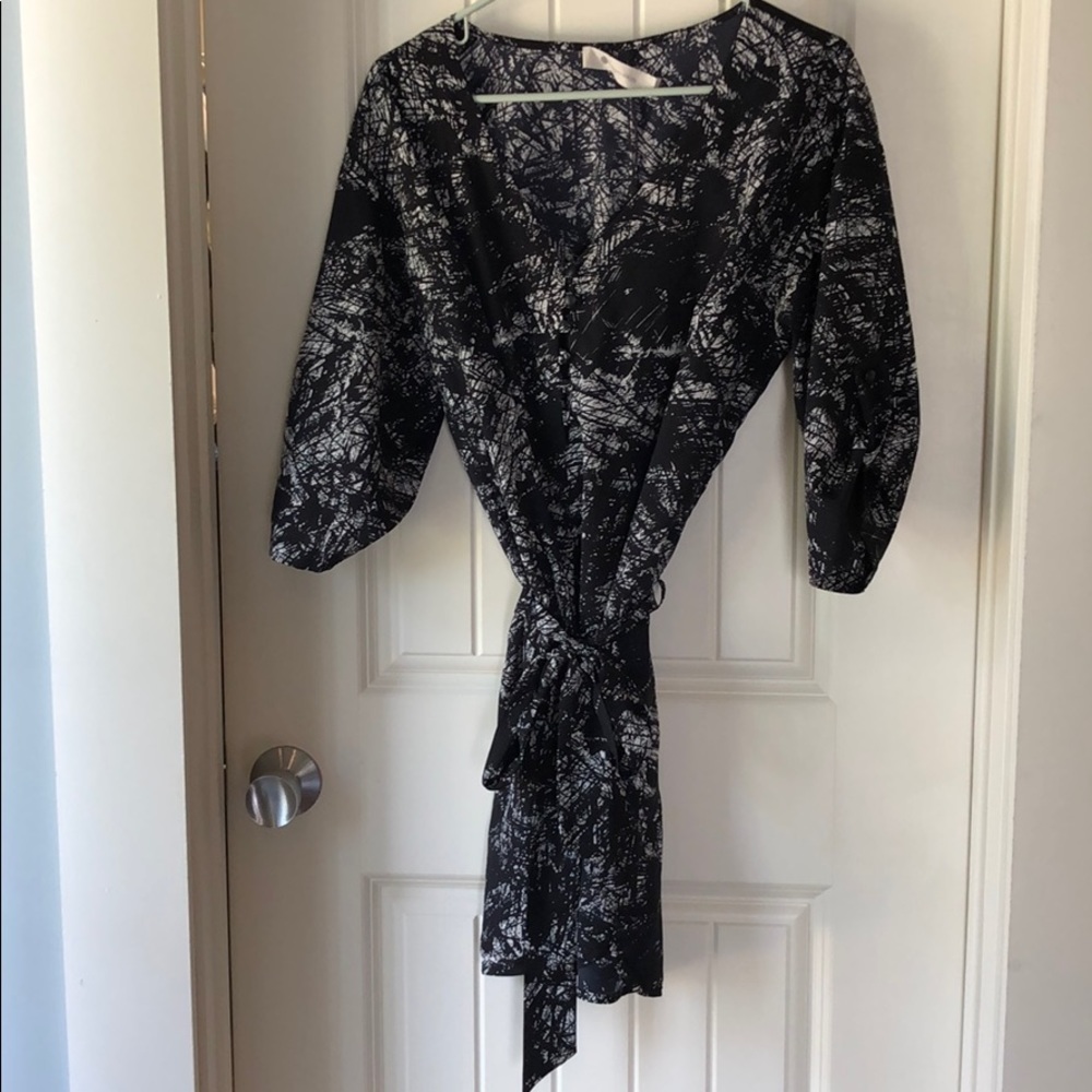 Black and white romper